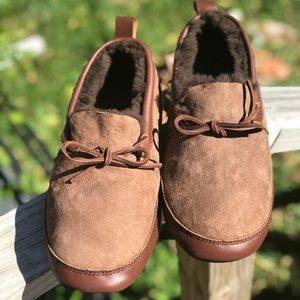 Warm, comfy shearling wicked good slippers